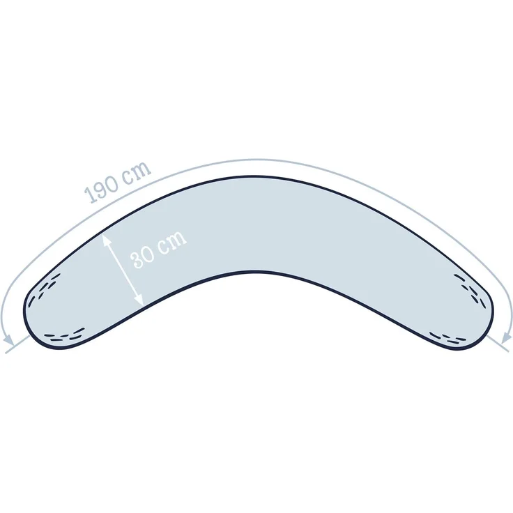 Julius Zöllner Stillkissenbezug Jersey 190 cm Twiggy – Bild 3