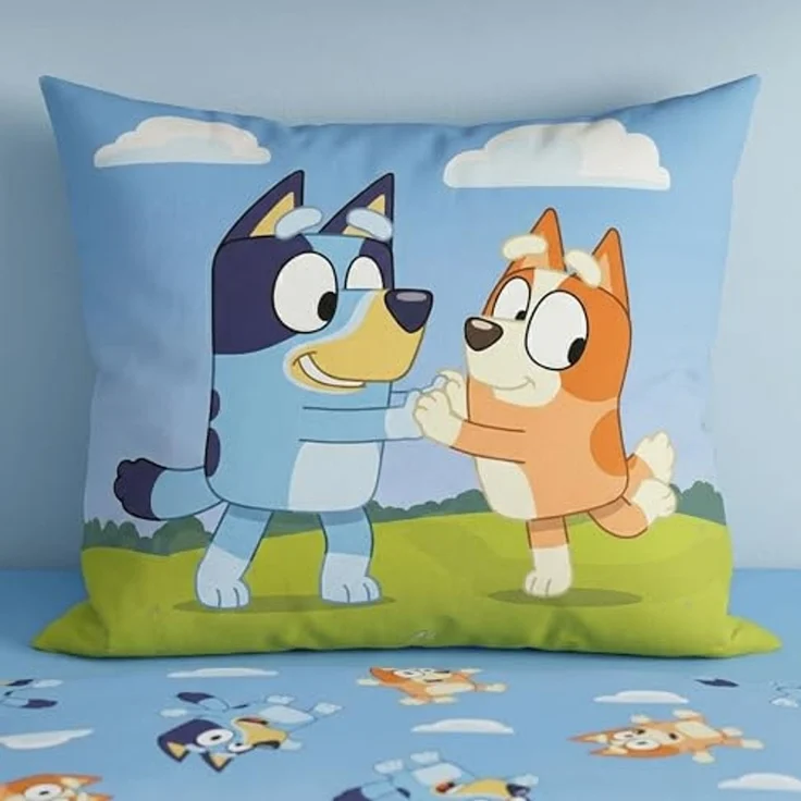 Bluey Bettbezug – Kinderbett Bettwäsche 140x200 cm + Kissenbezug – Bild 3