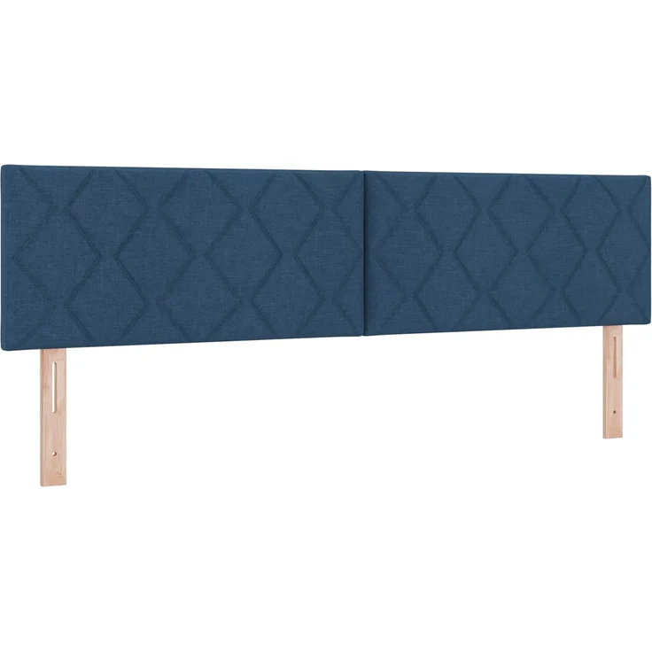 vidaXL Ottoman-Bett mit Matratze und LED Blau 180 x 200 cm Stoff 3457015 – Bild 5
