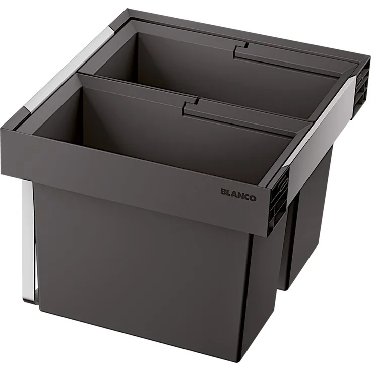 Blanco 'Flexon II Low' Abfallsystem, Kunststoff schwarz, 38 (2x19) Liter
