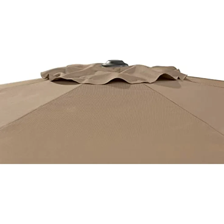 Schneider Marktschirm 'Korsika' 270 x 270 cm, quadratischer Sonnenschirm mit 100 % Polyester-Bespannung, anthrazitgrau pulverbeschichtet – Bild 3