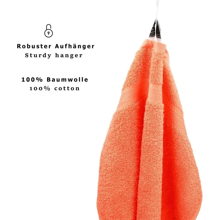 Betz Handtücher 8 Stück Premium 50x100 cm Handtuch-Set, 100% Baumwolle (Set) – Bild 1