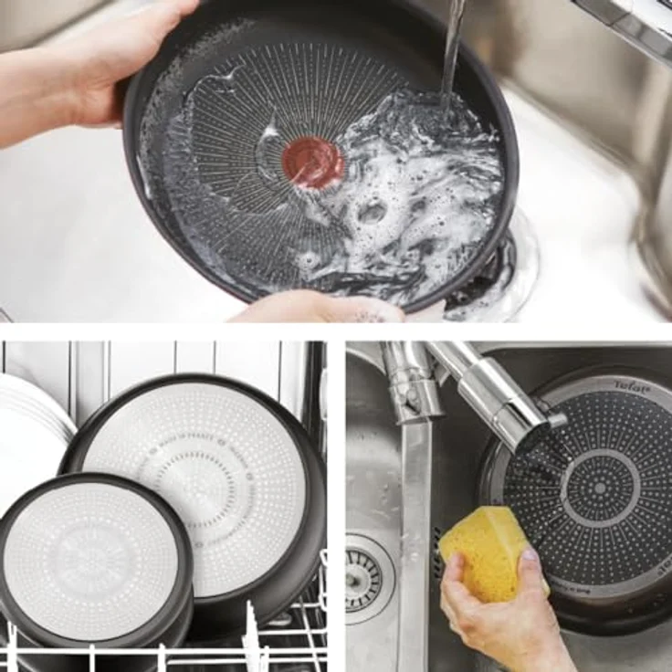 Tefal Ingenio L7669802 Topf-Set, 8-teilig, Induktion, mit abnehmbaren Griff und Mineralia+ Antihaftbeschichtung – Bild 6