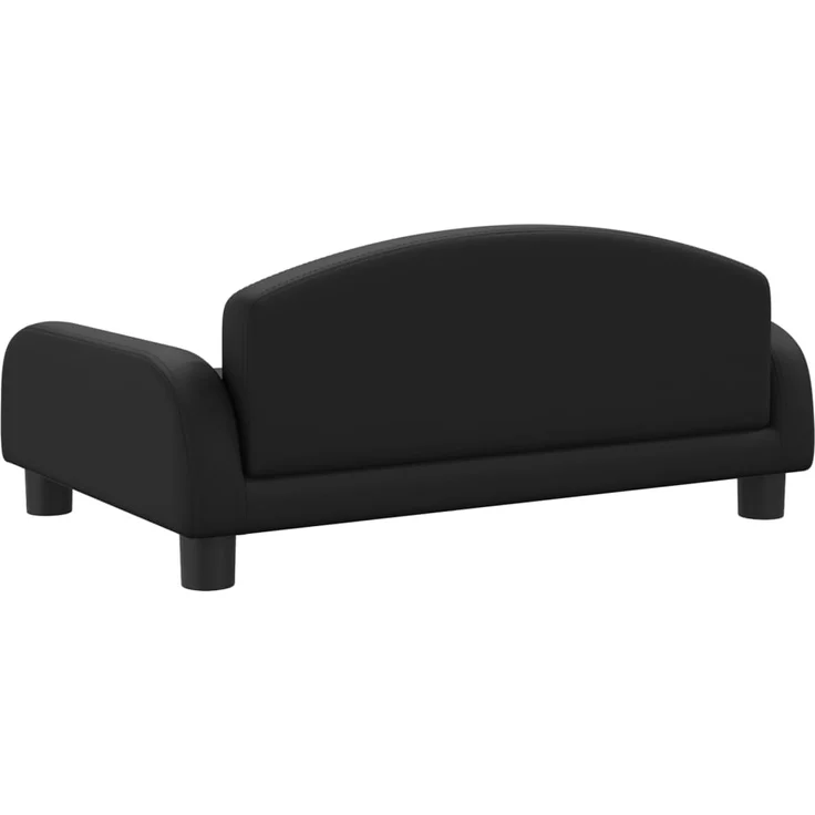 vidaXL Kindersofa Schwarz 70x45x30 cm Kunstleder 3196363 – Bild 4