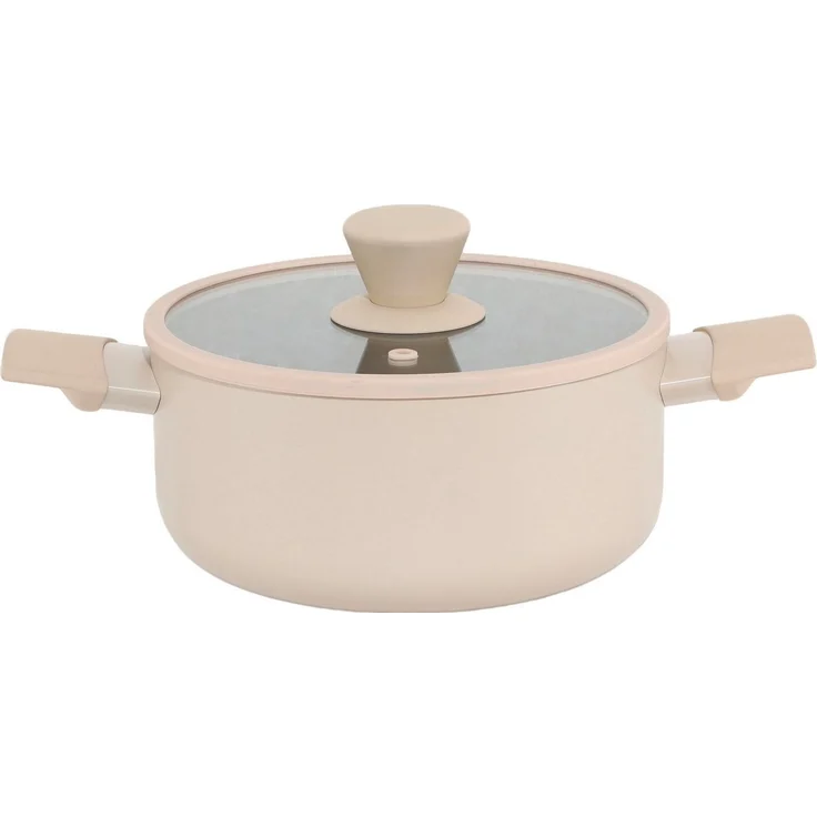 Hanseatic Topf-Set ALU SCANDI, mit Antihaftbeschichtung, Aluminium (Set, 9-tlg, Stielkasserolle 16 cm, Kochtopf 16/20/24 cm, Bratpfanne 24/28 cm), für alle Herdarten geeignet – Bild 3