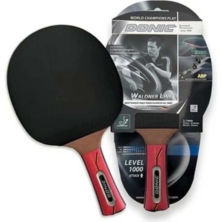 Donic-Schildkröt Tischtennis Schläger Waldner 1000 mit ABP Technologie und Ergo Griff Tt, Holz/Natur, One Size – Bild 6