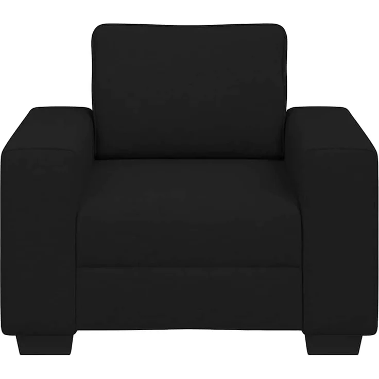 vidaXL Sessel Schwarz 100x77x82 cm Stoff 4105148 – Bild 3