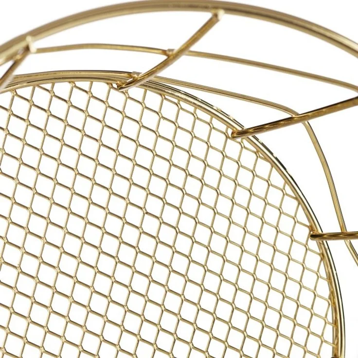 Metall Drahtkorb rund – Bild 6