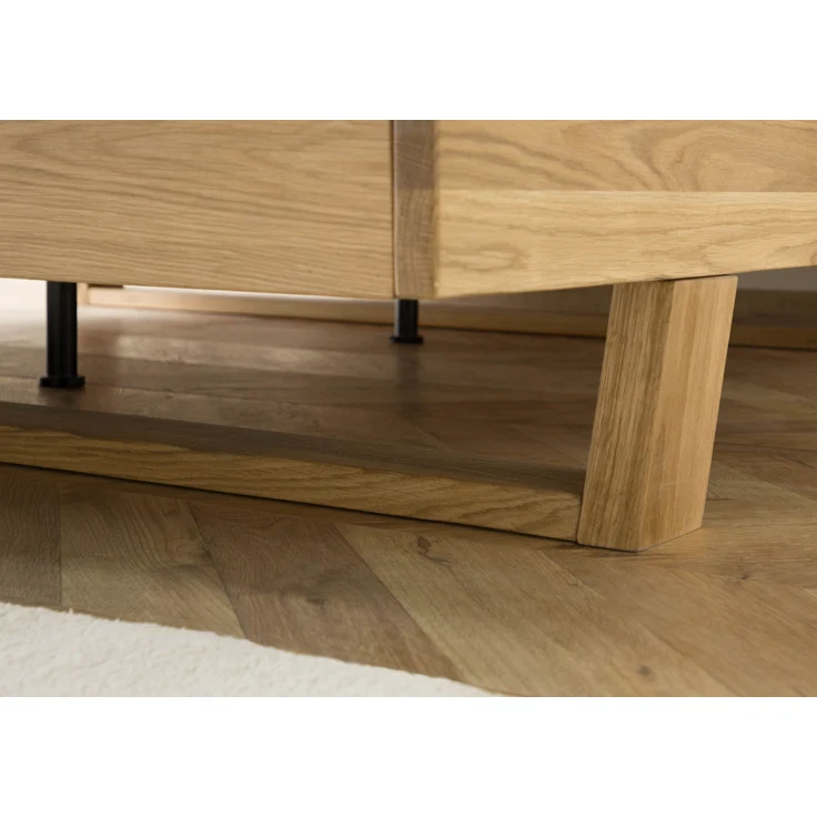 Bett mit Nachttisch links Fichte 160x200x85 natur gebeizt / geölt, Kopfteil anthrazit FICHTELBERG #54 – Bild 7