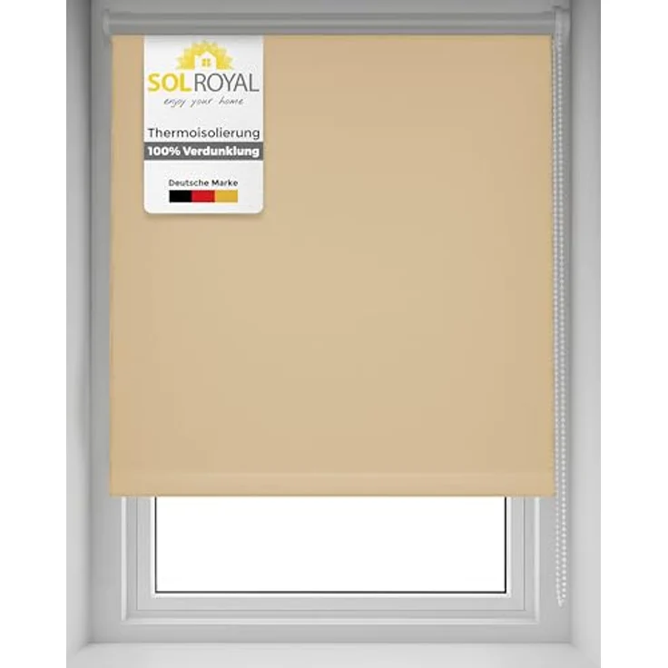 Sol Royal Thermorollo SolReflect T42 für Fenster & Türen Creme, 160 x 40 x 3.1 cm – Bild 2