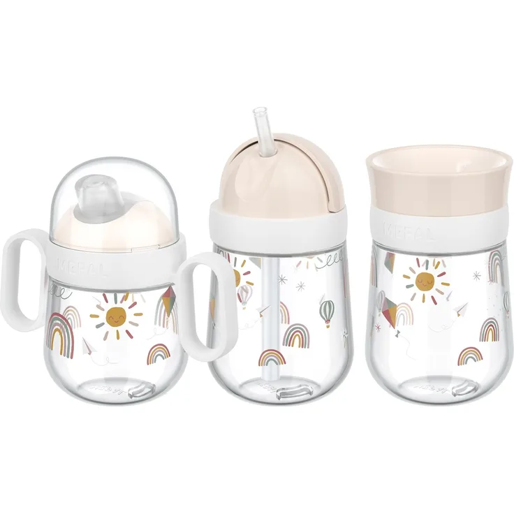 Mepal MIO Trinklernbecher Set 3-teilig Sunshine & Rainbow (2025)