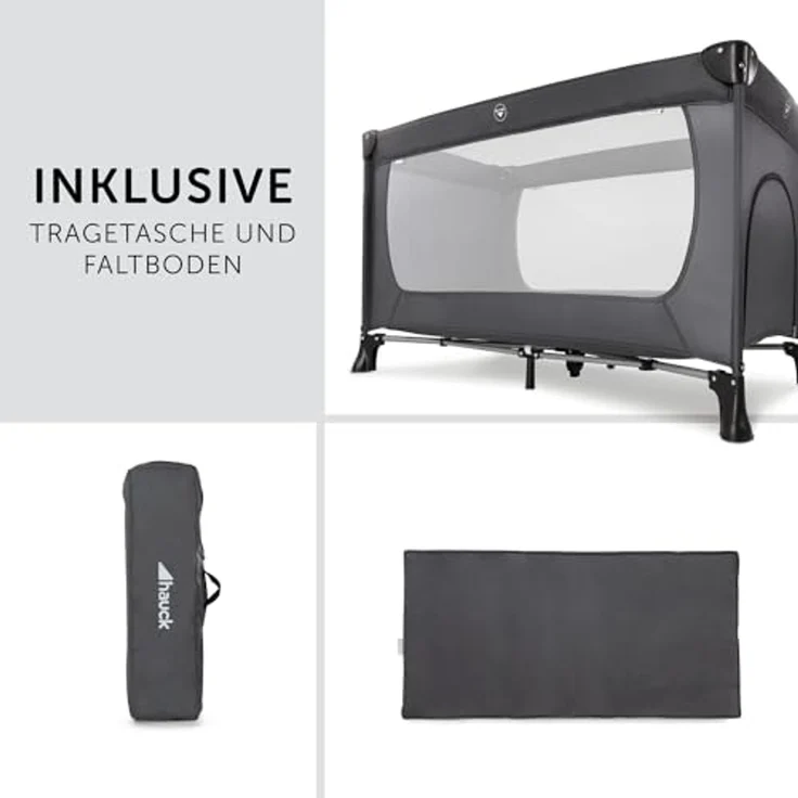 Hauck Essential Reisebett Dream n Play Plus grey – Bild 3