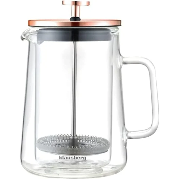 Klausberg Klausberg French Press Kaffee- und Teezubereiter 0,60l KB7724 – Bild 2