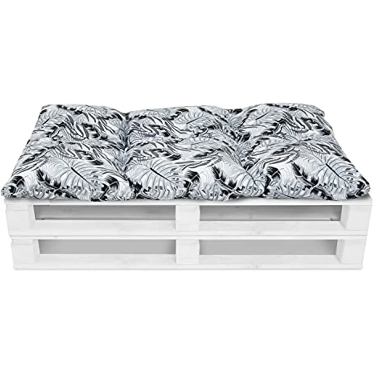 Amilian Stuhlkissen - Bankauflage - Gartenbankauflage - 80x120cm + 2 x 40x60cm, 3er Set - Gartenbankauflage - Pallettensitzkissen - Bankkissen – Bild 8