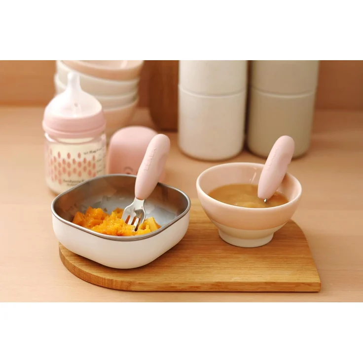 Beaba Besteckset - Cotton Candy - 2-teilig Rosa – Bild 5