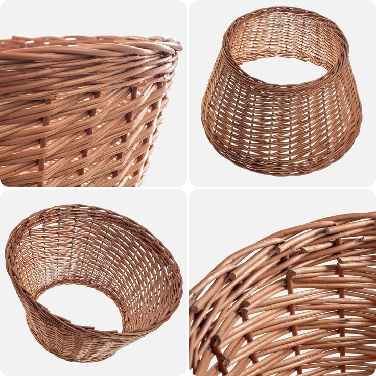 KADAX Naturgeflechtabdeckung Aliano 50 cm für Weihnachtsbaumständer – Bild 4
