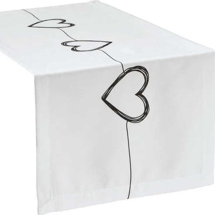 Erwin Müller Tischdecke Tischläufer "Herz", Motiv – Bild 3