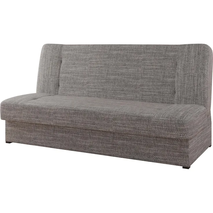 Mirjan24 'Hortens' Sofa, mit Bettkasten und Schlaffunktion, Grau, 188 x 80 x 22 cm