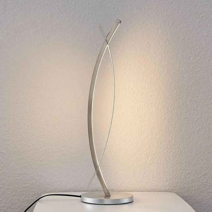Lucande Tischleuchte Marija, Enthalten, LED 10 W gesamt, warmweiß – Bild 4