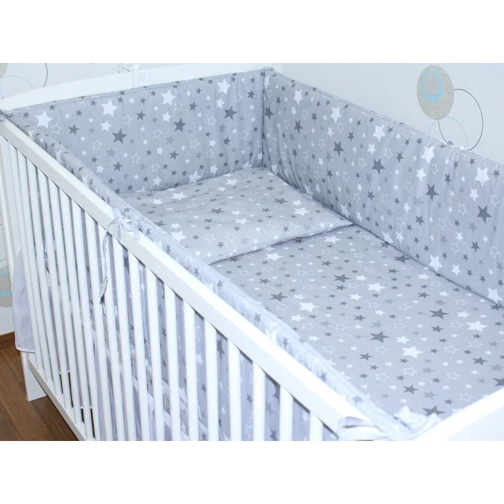 Primawela Bettnestchen Nestchen 360 cm Bettumrandung Baby Bett Kinder Nest Kopfumrandung – Bild 2