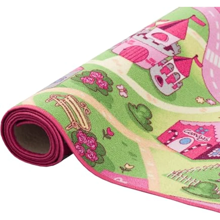 Snapstyle Kinderteppich Kinder Spiel Teppich Girls Village, Rechteckig, Höhe: 4 mm – Bild 5