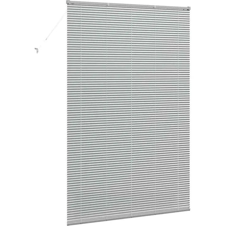vidaXL Balkenjalousien Silber 220 x 140 cm Aluminium 42005955 – Bild 7