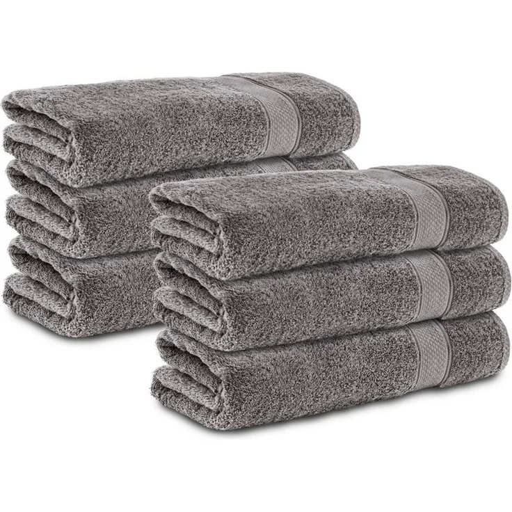 Komfortec Handtuch Set 50x100 cm, 100% Baumwolle, 470 g/m², Frottee (6-St), Badetücher 50x100 cm Set, Weich – Bild 1