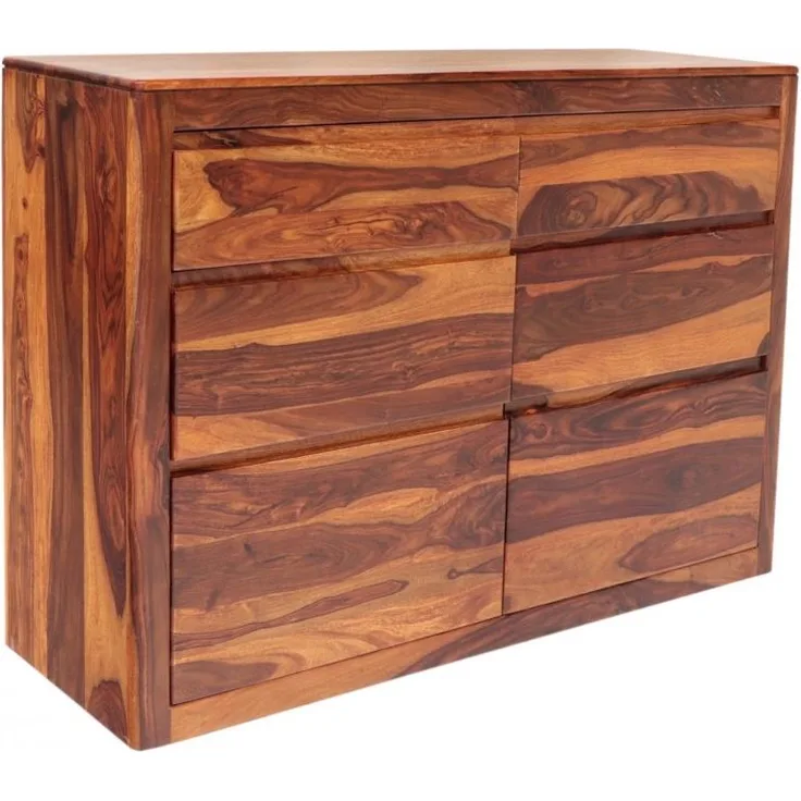 Kommode Tina 140x100x45 aus Sheesham-Massivholz