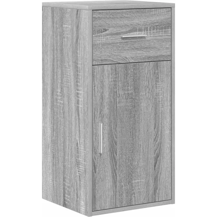 vidaXL Sideboard mit Schubladen Graues Sonoma 38 x 34 x 75 cm 869551 – Bild 2