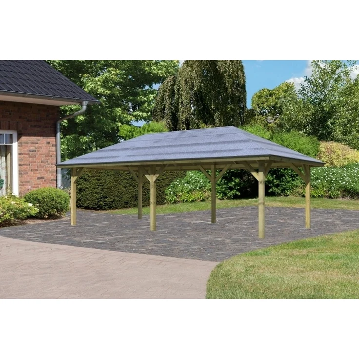 Pavillon Bergen 2 - 265x518 cm CLASSIC kdi von Karibu – Bild 2