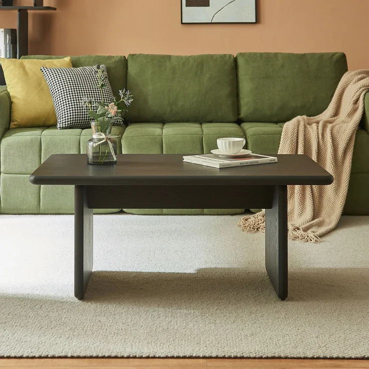 Couchtisch Gäljami 100x55x44 cm Schwarz [en. casa] – Bild 3