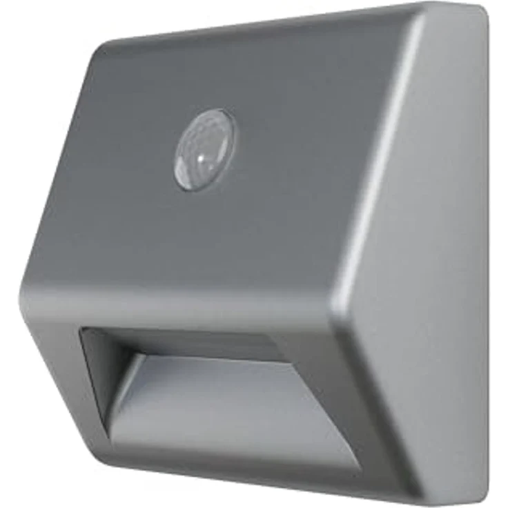 Osram LED-Nachtlicht Nightlux Stair mit Licht- & Bewegungssensor 7,3 cm kaltweiß silber – Bild 1