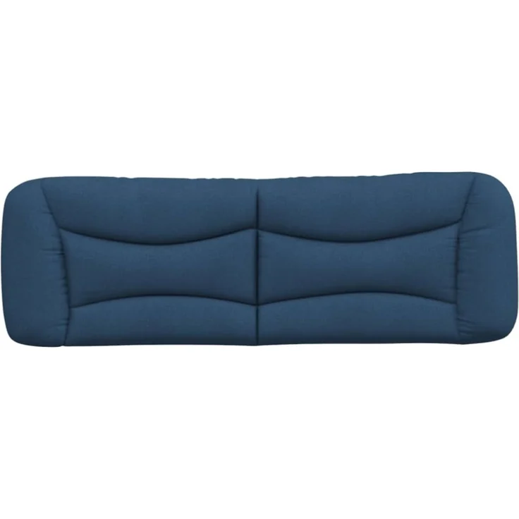 vidaXL Kopfteil-Kissen Blau 160 cm Stoff – Bild 3