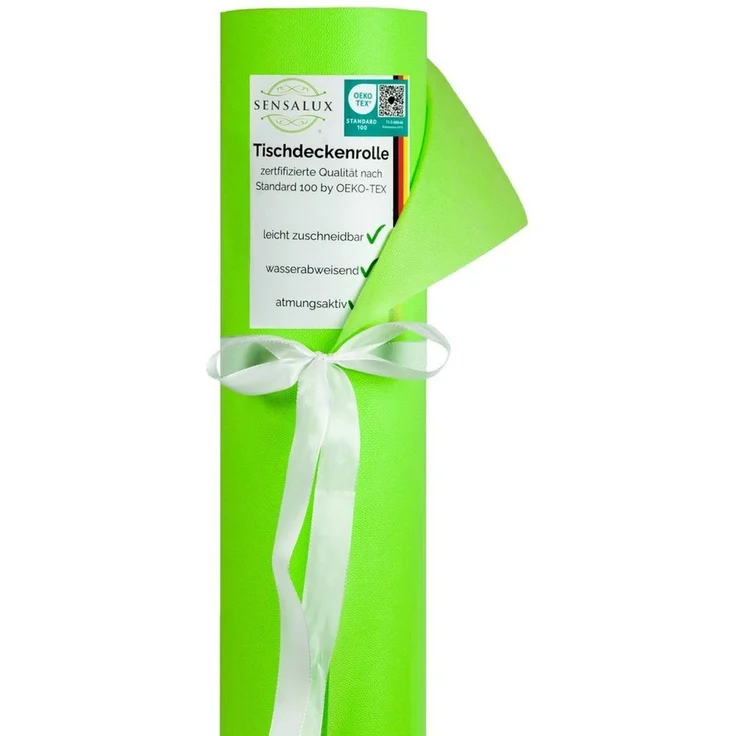 Sensalux Tischdecke Tischdeckenrolle 80g/m², bis zu 45% Recyclat, 0,99m x 10m, Apfelgrün – Bild 5