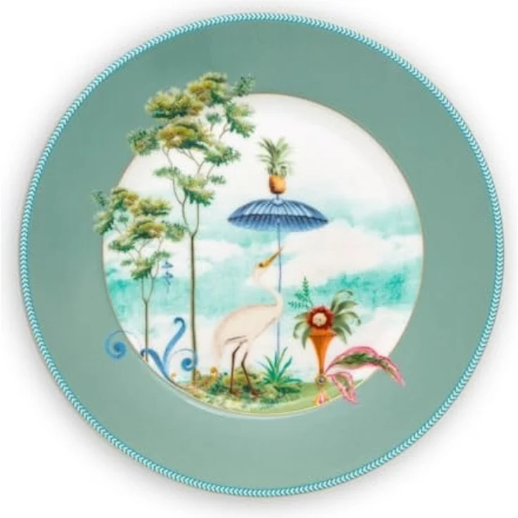 PiP Studio Frühstücksteller Jolie Blue Teller 21 cm, Plate Jolie Blue 21cm – Bild 1
