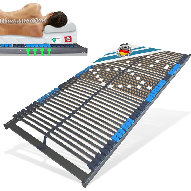 Setangebot: 2x Lattenrost 90x190cm, mit Schulterzone 42 Leisten starr – Bild 4