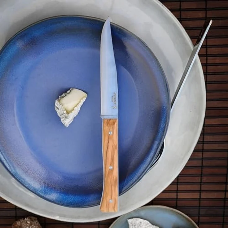 Opinel Tischmesserset Facette 4-teilig Olivenholz – Bild 3