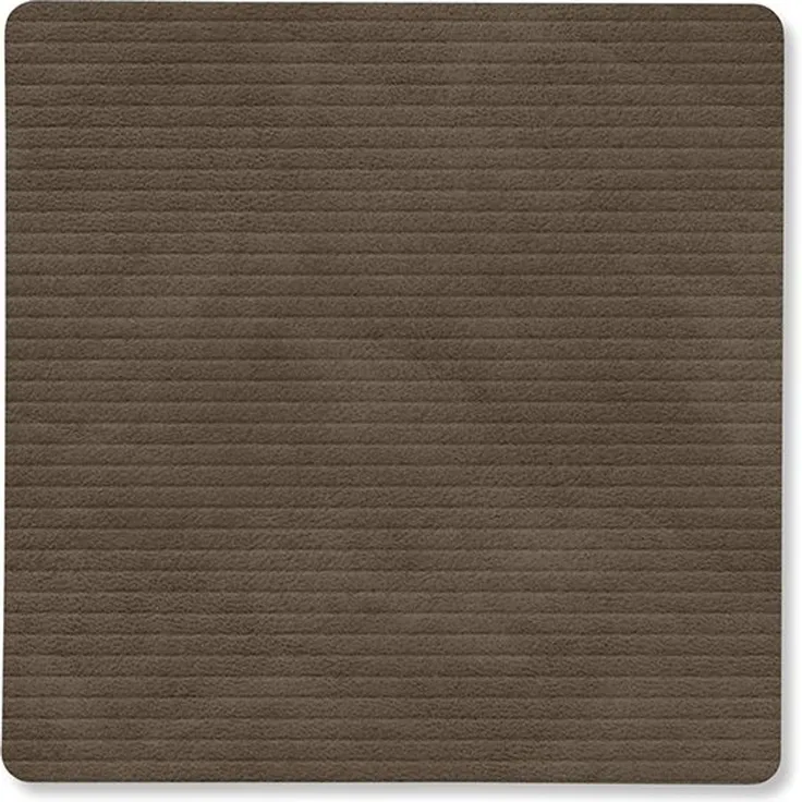 LIND DNA Glass Mat Square 10x10 cm Corduroy Caviar