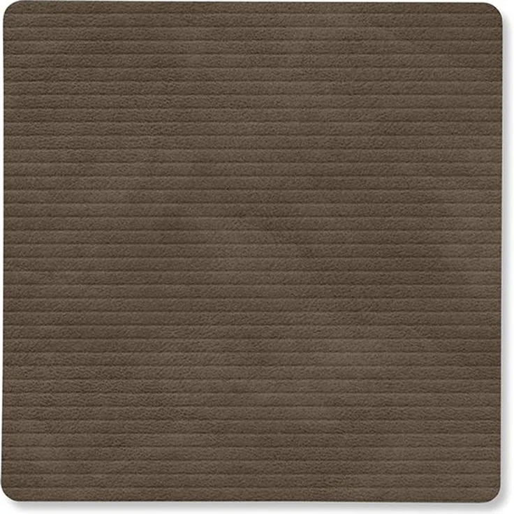 LIND DNA Glass Mat Square 10x10 cm Corduroy Caviar
