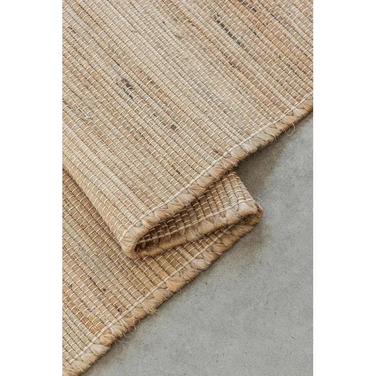 HANSE Home Teppich Dhaka Juteteppich, rechteckig, Höhe: 5 mm, Läufer, handgewebt, Jute, Wolle, Natur, Wohnzimmer, Flur, Klassisch – Bild 6