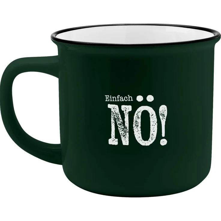 GRUSS & CO XL-Becher Motiv "Nö" | Lieblingsbecher aus Porzellan, Tasse mit Spruch, 55 cl, mit Geschenkbanderole | Geschenk lustig, Geburtstagsgeschenk | 74175 – Bild 3