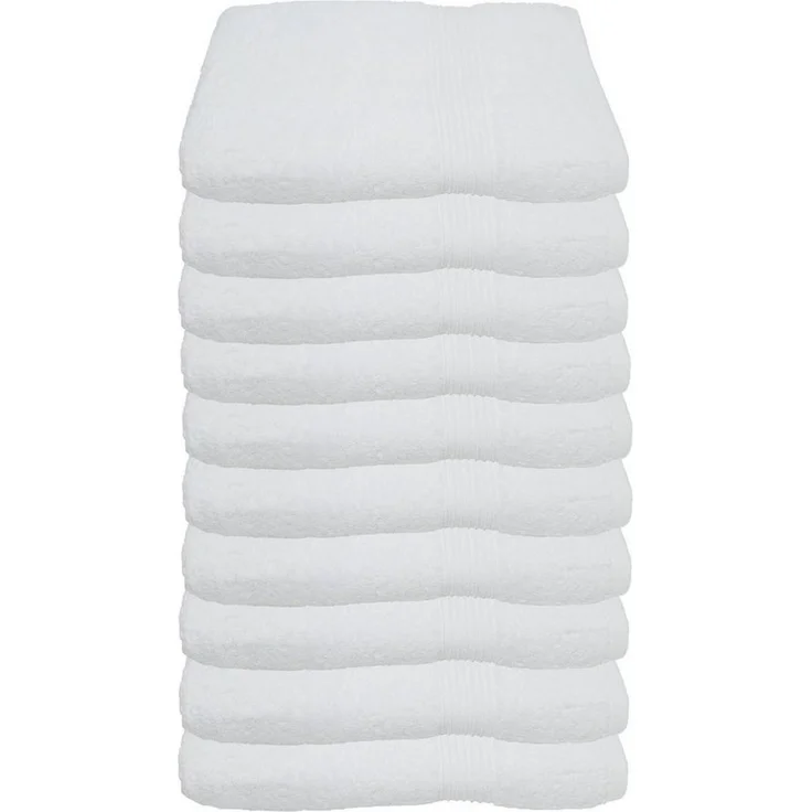 Julie Julsen Gästehandtücher 10-Gästehandtücher-Weiss-Gästetuch 30 x 50 cm, Baumwolle (10-St) – Bild 3