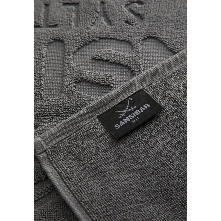 Sansibar Sylt Badematte 2er Set Sansibar Badvorleger, 50x80 cm, Hochtiefprägung, Rückseite hat keine rutschhemmende Beschichtung, hautfreundlich, pflegeleicht, fußbodenheizungsgeeignet, strapazierfähig, schwere Qualität, beste Saugfähigkeit, Baumwolle,... – Bild 3