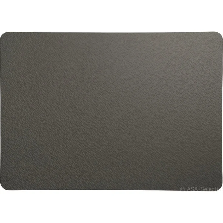 ASA Tabletops Rough Graphit Tischset 46x33 cm Lederoptik – Bild 1