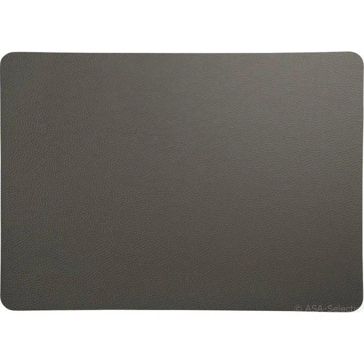 ASA Tabletops Rough Graphit Tischset 46x33 cm Lederoptik