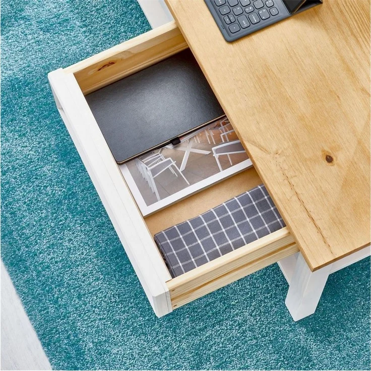 IDIMEX Couchtisch TEQUILA, Couchtisch Beistelltisch Wohnzimmertisch Sofatisch mit 2 Schubladen – Bild 3