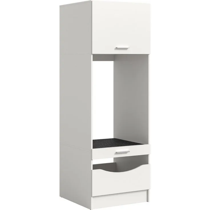 welltime Waschmaschinenumbauschrank FALAS, TOPSELLER, Höhe 195 cm, 2 Klappen, 1 Auszug, viel Stauraum (1-St, in verschiedenen Farben erhältlich, für Waschmaschine & Trockner) Waschmaschine, Trockner, Waschmaschinenschrank, Umbauschrank, Wäsche