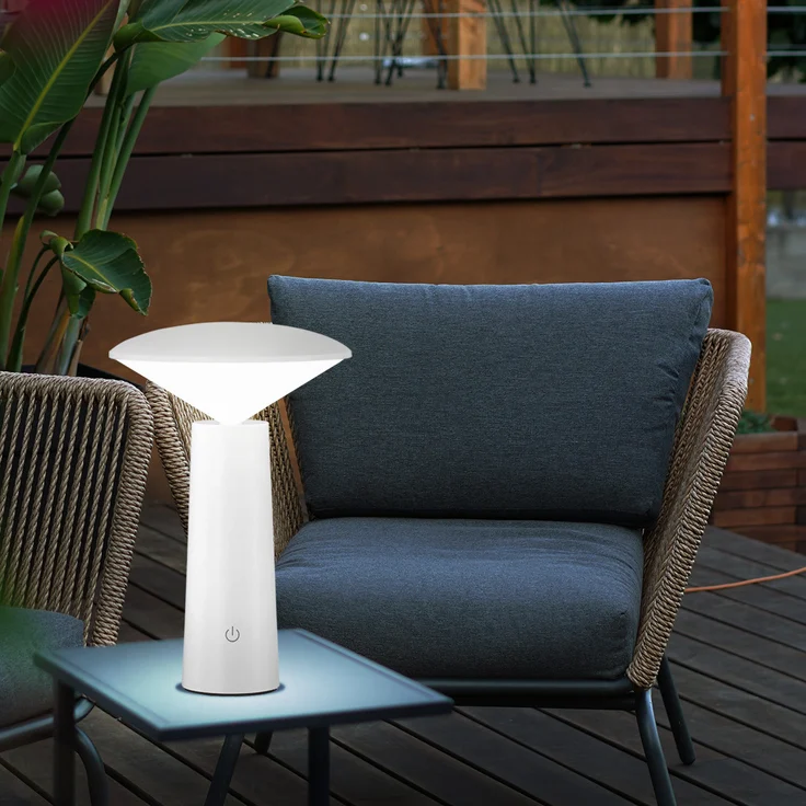 LED Tischlampe, schwenkbar, CCT Schaltung, dimmbar H 21 cm – Bild 6