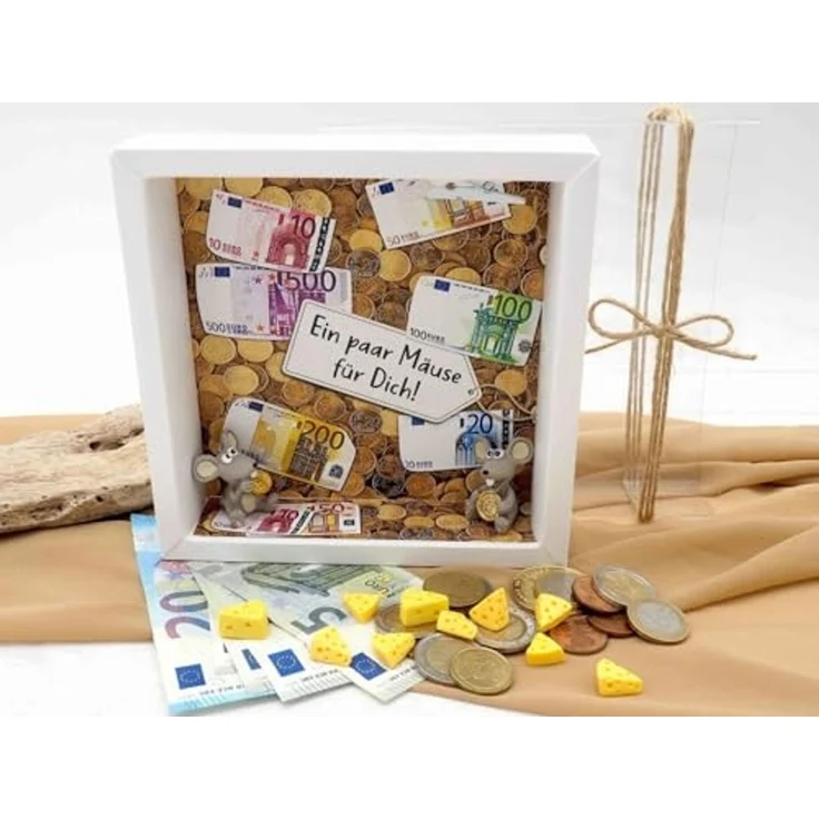 ZauberDeko Geschenkbox Geldgeschenk Verpackung Geldmäuse Mäuse Geld Geburtstag Geschenk – Bild 2