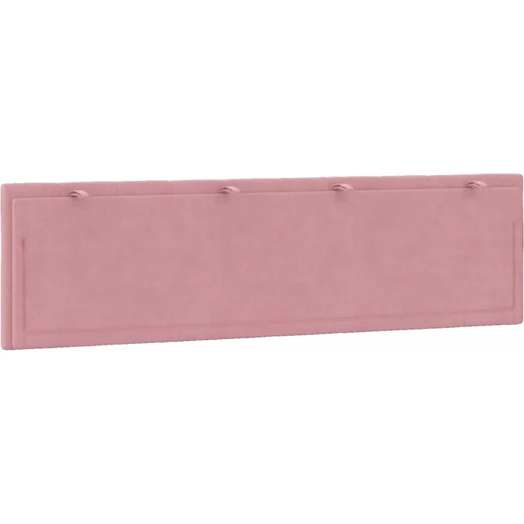 vidaXL Kopfteil-Kissen Rosa 180 cm Samt 374686 – Bild 7